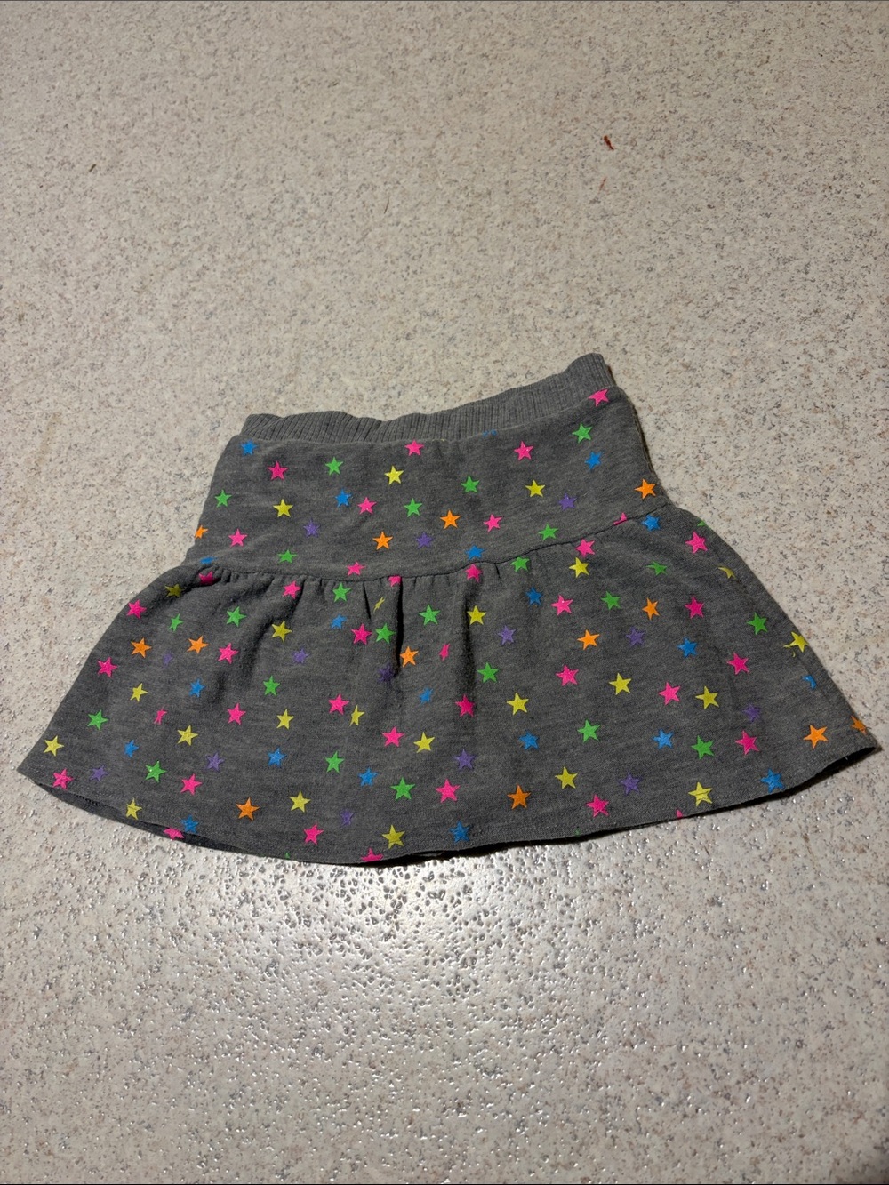 Chaser Gray Skort with Multicolor Star Print